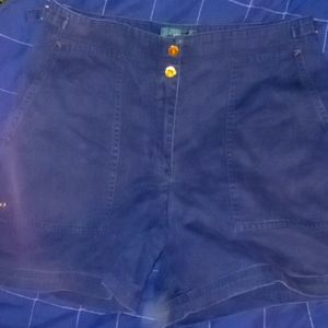 Ralph Lauren high-waisted denim shorts